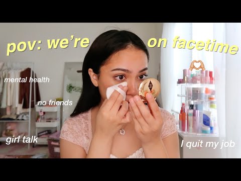 a grwm that feels like we’re on ft 💄life updates, loneliness + mental health