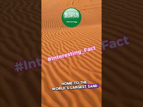 WORLD's biggest desert is in Saudi Arabia #facts #saudiarabia #desert #rubalkhali