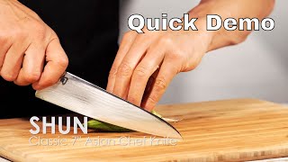 The Shun Classic 7 Inch Asian Cook's Knife - Quick Demo