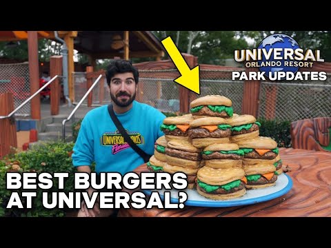 BEST Burgers In The Park & 6 More Universal Orlando Resort Updates!