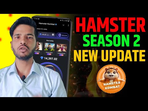 HAMSTER KOMBAT SEASON 2 NEW UPDATE TODAY | HAMSTER KOMBAT S2 IMPORTANT UPDATE TODAY