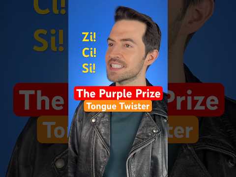 Purple Prize CHINESE Tongue Twister! (Zi Ci Si Sounds) #chinese #china #mandarin #learn #language