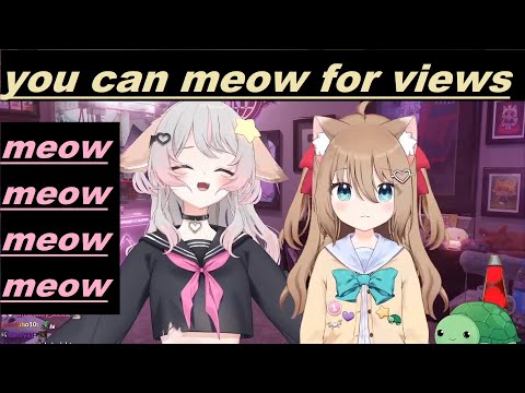 Neuro-Sama advices anny to meow for views