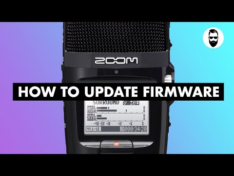 How to update Zoom h2n firmware