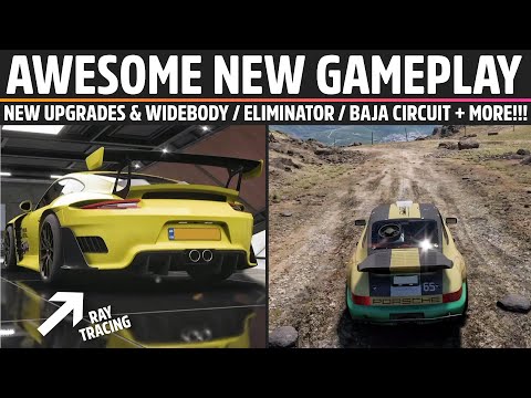 Forza Horizon 5 - Awesome New Gameplay - Porsche Widebody / Eliminator / New Upgrades + MORE!!