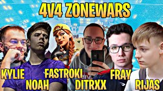 Noahreyli, Fastroki, OVA Feiwex, Kylie vs OVA Ditrxx, Fray, Rijas, Hijoe 4V4 Zonewars