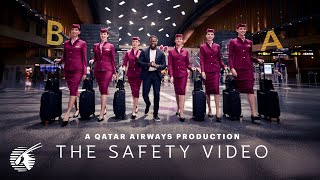 A safety video coming from the Hart | Qatar Airways