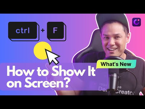 How to Show Keystrokes & Cursor Highlights When Recording Screen?