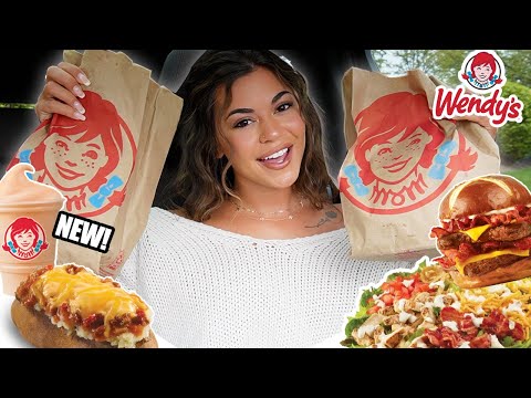 Wendys Mukbang | Trying NEW Menu Items! + Your Unpopular Opinions