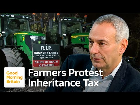 Farmers' Fury: Protesters Take to the Road in Demonstration Against Inheritance Tax Changes