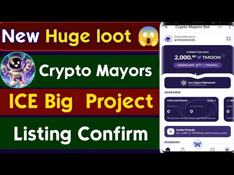 Crypto Mayors Bot | Crypto Mayors telegram bot | Crypto Mayors listing date