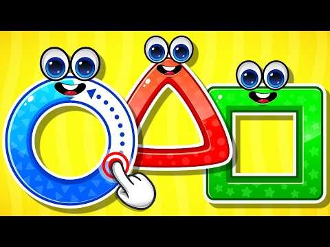 Learn Shapes for Kids | Squares, Circles, Triangle, Rectangle For Toddlers | RV AppStudios