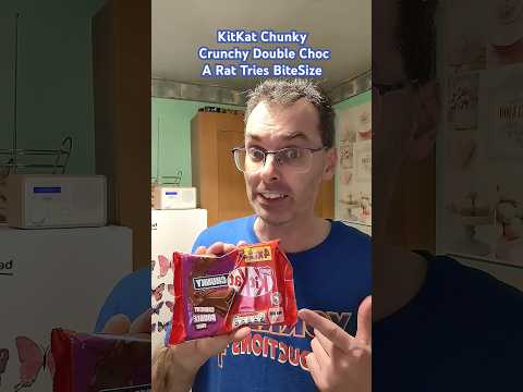 KitKat Crunchy Double Choc Taste Test #shorts #shortvideo #food