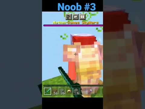 MINECRAFT SKYWARS VICTORY noob  #minecraft