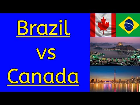 Brazil vs Canada full comparison #shorts