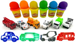 Create and  Learn  Vehicles from Playdoh | Best Preschool Toddler Fun Toy Learning Activity Video