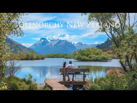 Glenorchy Town Centre Walk Tour 2024 | New Zealand Walking Tour 4K | New Zealand Paradise