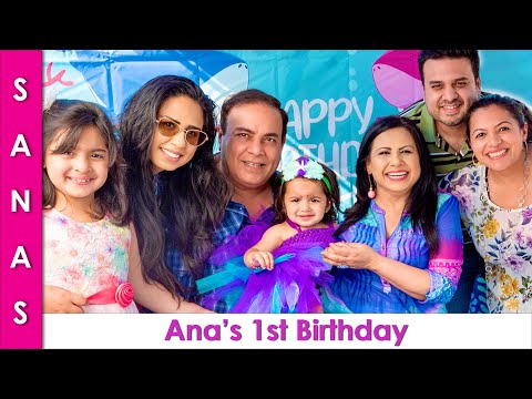 Baby Ana's 1st Birthday Celebration RKK Family VLOG in Urdu Hindi - SKS