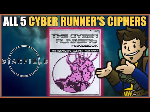 ALL 5 CYBER RUNNER'S CIPHER HANDBOOK (Book/Magazine) Locations | STARFIELD