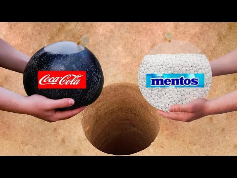 Experiment: Cola-cola VS Mentos Underground