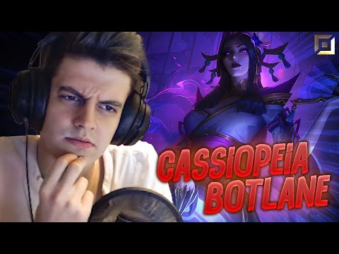 CASSIOPEIA na BOTLANE tem DPS pra competir com os atiradores? 🐍