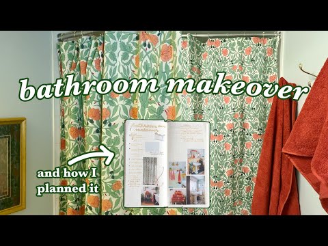 my bathroom makeover using Farrow & Ball Borrowed Light | budget and rental friendly, hobonichi