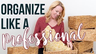 How to Organize Your Home like a Professional Organizer