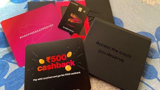 LazyPay CREDIT CARD UNBOXING || Buy Now Pay Later || Powered by SBM Bank