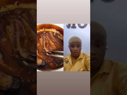 Emily a gwan doe!! This plate looks real good babe! #food #viral #fyp #reaction #trending