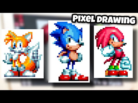 Sonic, Tails & Knuckles - Pixel Art Compilation