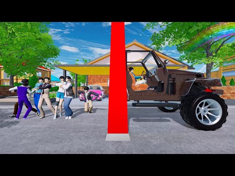 Trend Mobil Lagi | Ada Mobil Jeep di Game Sakura 😍 #cartransition #sakuraschoolsimulator #cartrend