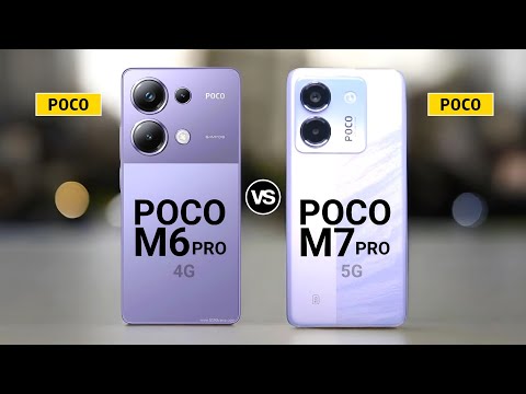 Poco M6 Pro 4G VS Poco M7 Pro 5G