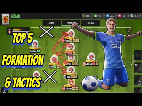 Top 5 Formation and Tactics in Top Eleven 2025