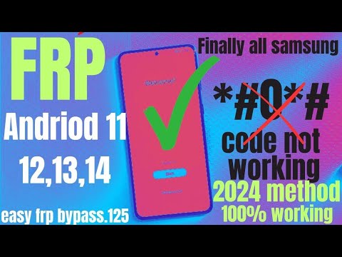 All Samsung FRP Bypass 2024, Samsung Google Lock Remove Android 11/12/13/14 Free FRP Tool 2024