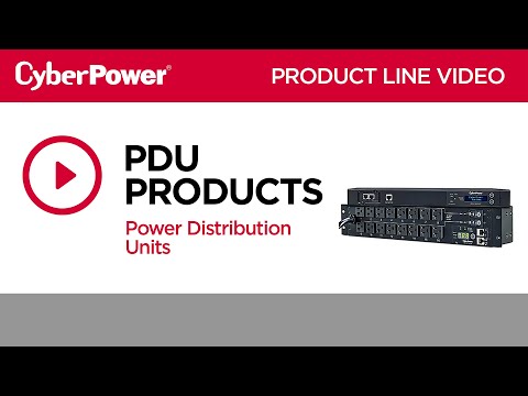 CyberPower Power Distribution Unit (PDU) Product Line Video