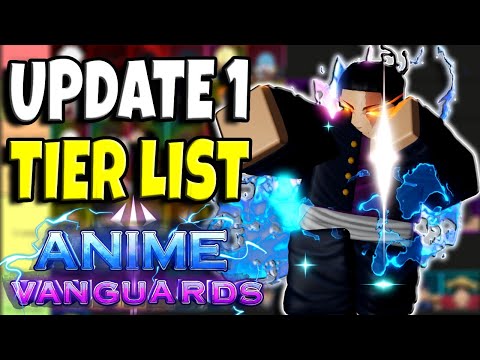 Update 1 Tier List | Anime Vanguards