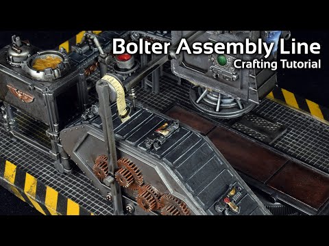 Scratch-Building a Bolter Assembly Line (Warhammer 40k Terrain)