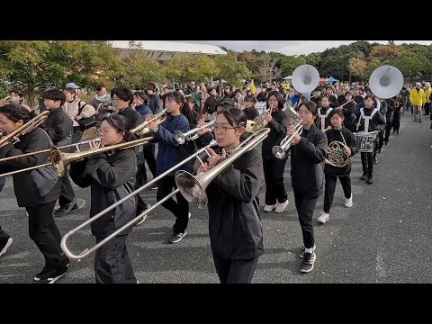 入野中学校 吹奏楽部  浜名湖ガーデンパーク・パレード