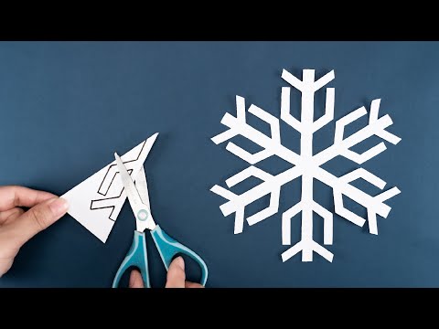 Easy Paper Snowflake in only 3 minutes - Christmas Decor - Snowflake #70