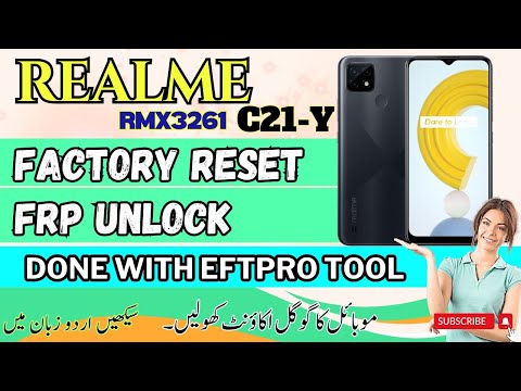 Realme C21Y [ RMX3261 ] FRP Bypass And Factory Reset Using EFT PRO Tool