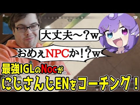 【#V最協S5】世界最強IGLのNocturnal、にじさんじの子をコーチングするも大爆笑ｗｗ【Apex翻訳】【まとめぺくす】