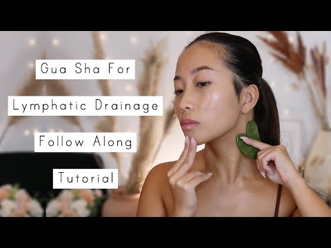 Gua Sha For Lymphatic Drainage - Follow Along Tutorial