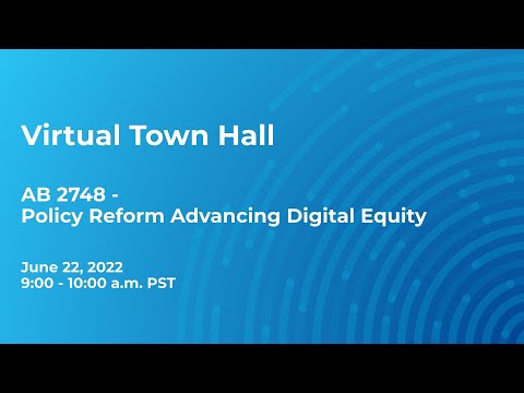 AB 2748 - Policy Reform Advancing Digital Equity