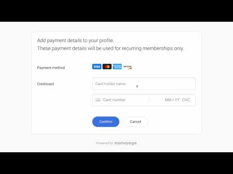 Momoyoga How to Update Credit Card Info