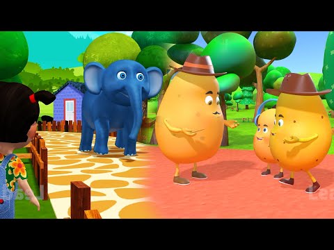 Hathi Raja Aloo Kachaloo & Kalu Madari | Kids Nursery Rhymes | Hindi Balgeet