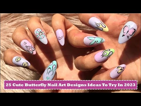 25 Cute Butterfly Nail Art Designs Ideas To Try In 2023