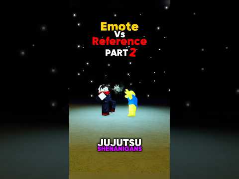 Emote Vs Reference Part 2!!#jujutsushenanigans #roblox #foryou #shenanigans #jjk #jjs #anime #toji