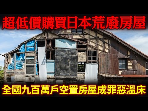 全國九百萬戶空置房屋成罪惡溫床？超低價購日本荒廢房屋 外國人如獲至寶！