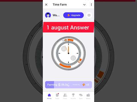 Time farm answer today | time farm oracle of time | time farm answer 1st august