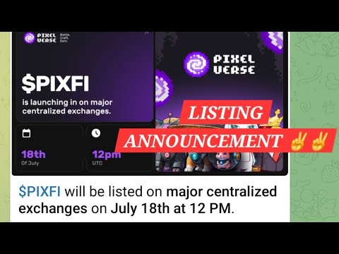 Pixel Tap /Pixel Verse Listing Date Announcement 💰💰#pixeltap